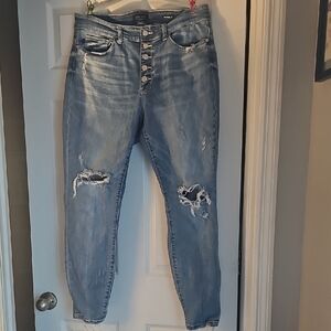 Judy Blue Light Wash High Rise Boyfriend Jeans